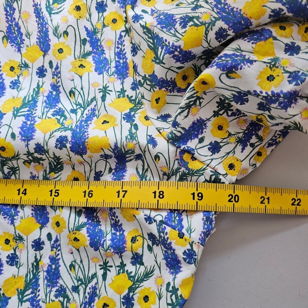 Hyacinth House XL Nicole‎ Floral Maxi Dress Puff Sleeve Open Back Tuckernuck - Picture 8 of 11